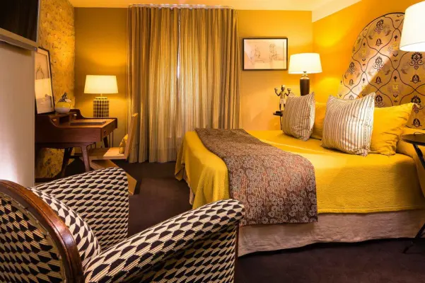 Hotel de France Angerville - Chambre jaune