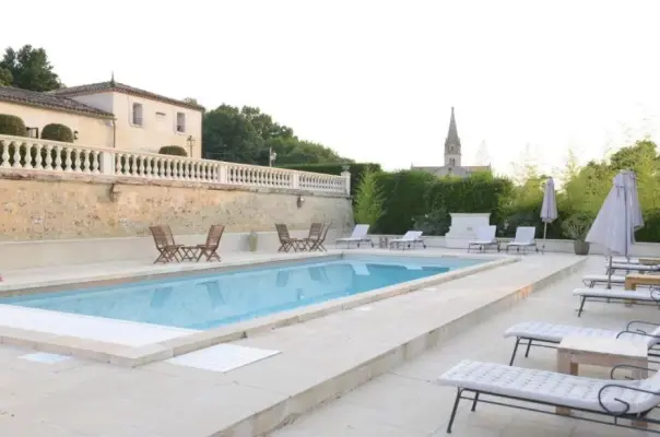 Château de Lantic - Espace détente - piscine