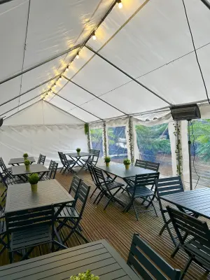 Le 58 Meeting Place - tente réception chauffée, illuminée et aménagée de 40 m2