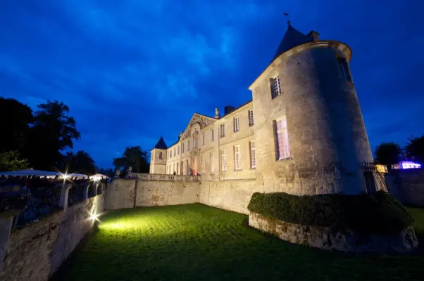 Le Château de Vic sur Aisne - vue de nuit