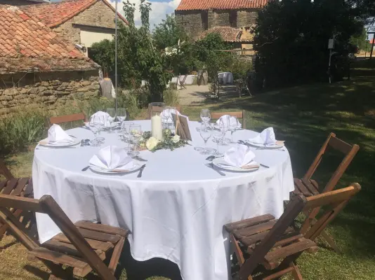 Domaine d'Alcapies - table mariage