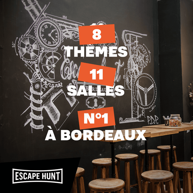 Escape Game Bordeaux gare St Jean de 4 à 100 participants - Bordeaux (Gironde)