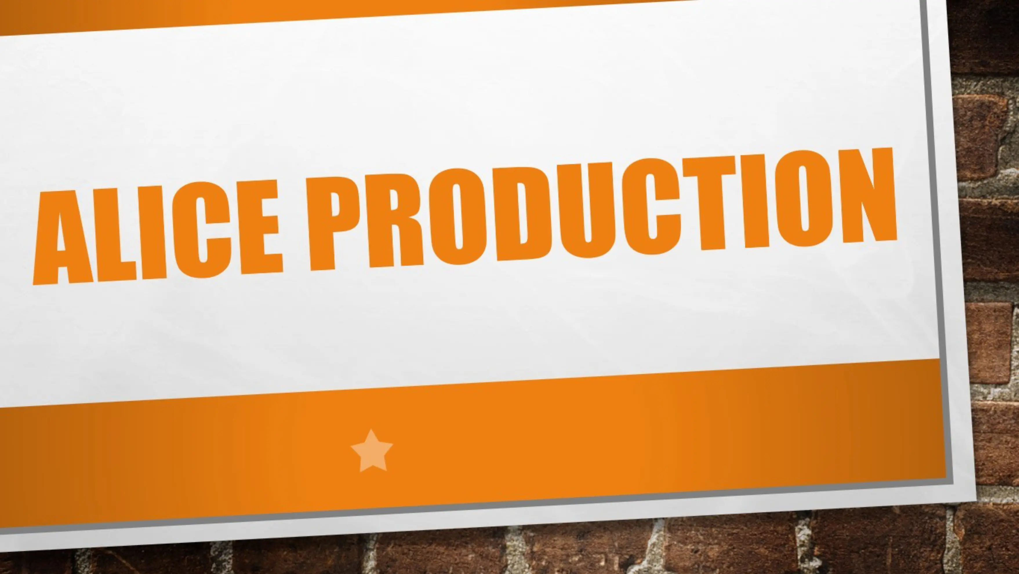 Alice Production - AVIGNON (Vaucluse)