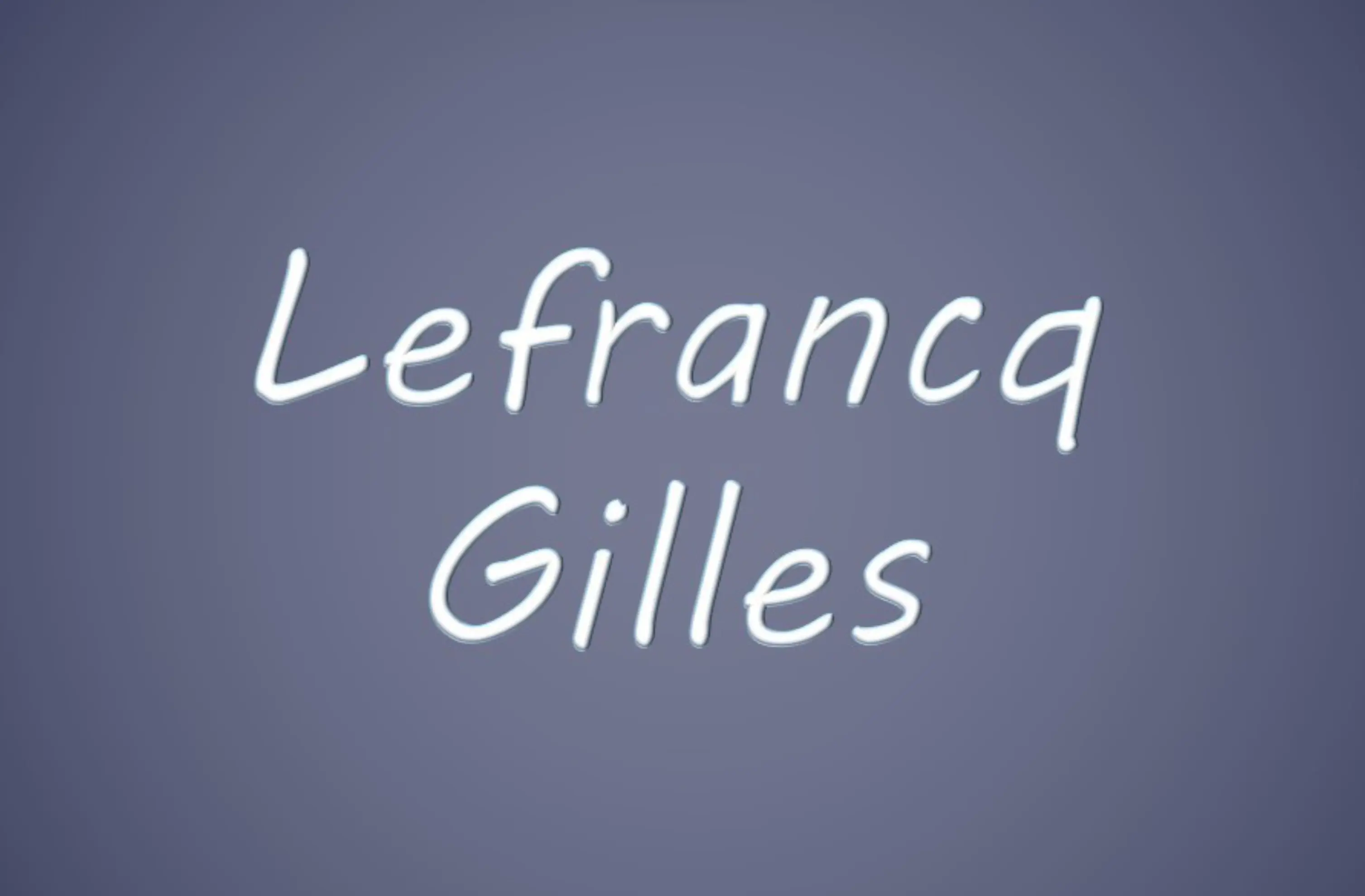 Lefrancq Gilles - MES (null)