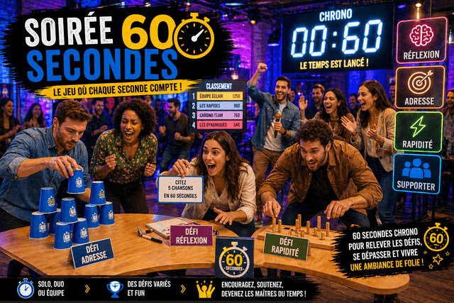 Soirée 60 Secondes - SAINT-GERMAIN-EN-LAYE (78)