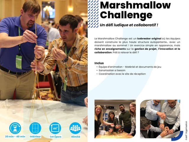 Marshmallow Challenge - SAINT-NAZAIRE (44)