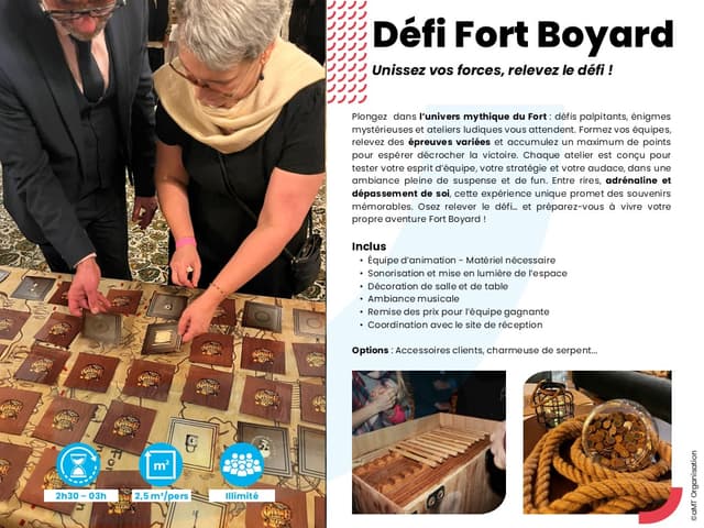 Défis - Fort Boyard - SAINT-GERMAIN-EN-LAYE (Loire-Atlantique)