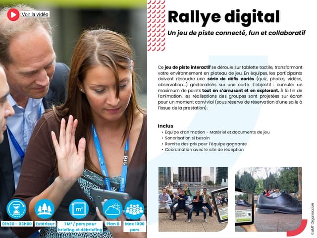 Rallye Tablette - Pursuit Game - SAINT-GERMAIN-EN-LAYE (Loire-Atlantique)