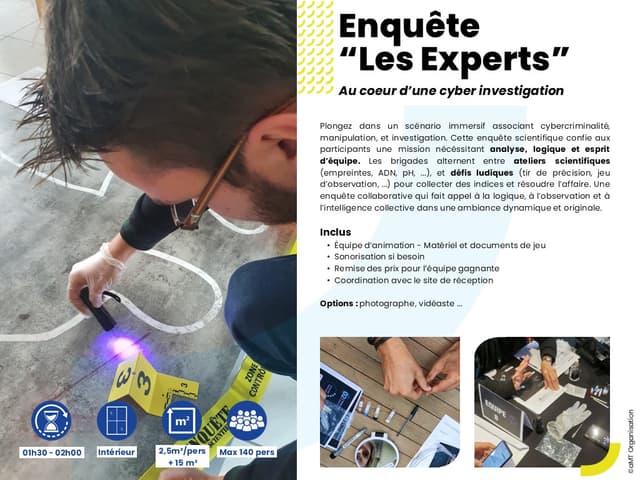Enquête Les Experts - SAINT-NAZAIRE (44)