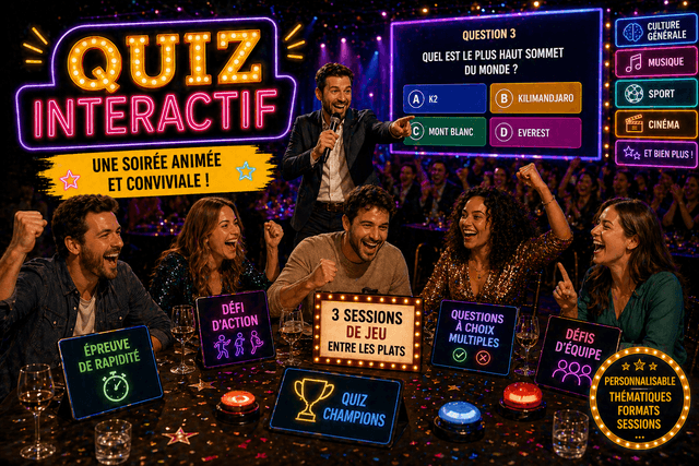 Soirée Quiz Intéractif - SAINT-GERMAIN-EN-LAYE (78)