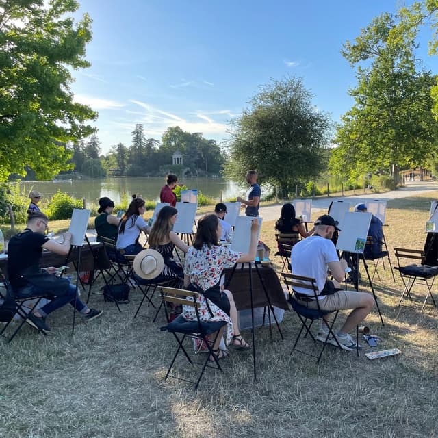 Atelier apéro-peinture en plein air - PARIS (75)