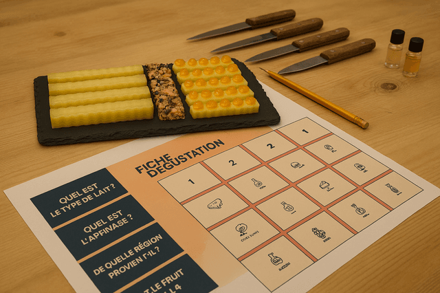 Dégustation à l’aveugle - fromages & mets - LYON (69)