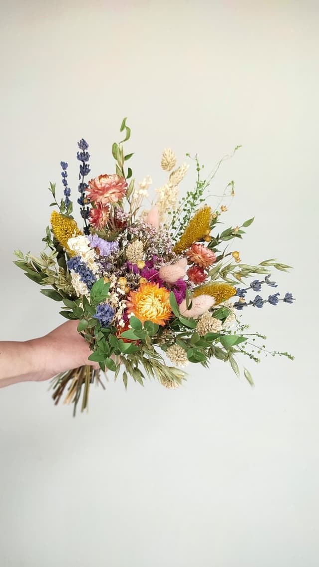 Bouquet de fleurs séchées - Montreuil (Seine-Saint-Denis)