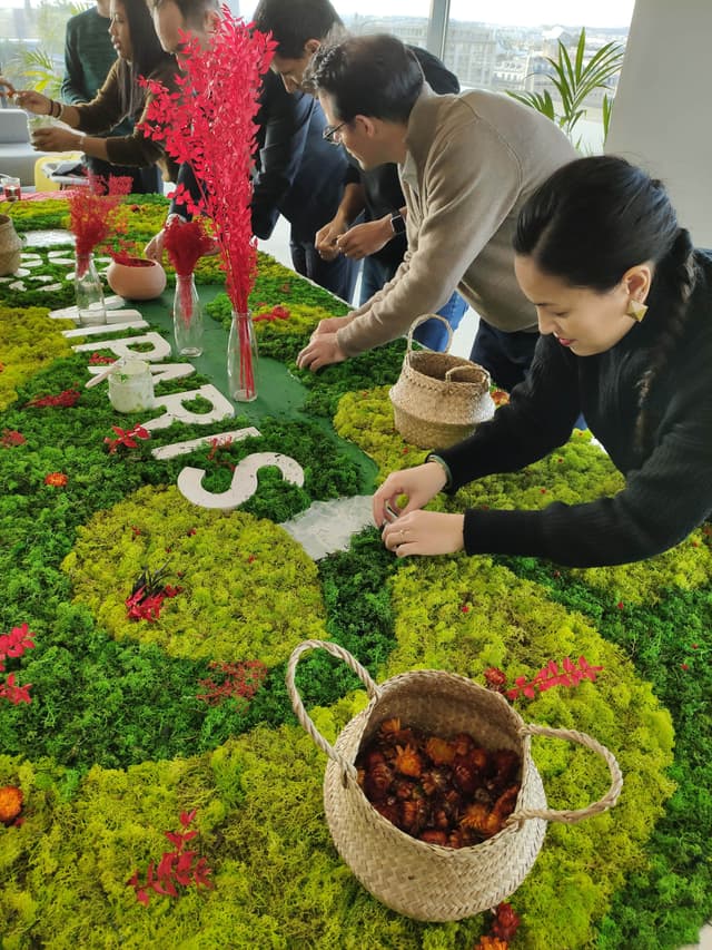 Atelier Fresque Végétale - LES LILAS (93)