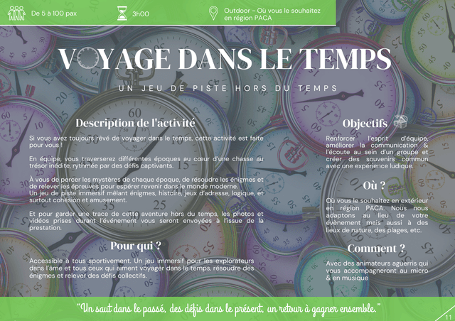 Voyage dans le temps - FLAYOSC (Var)