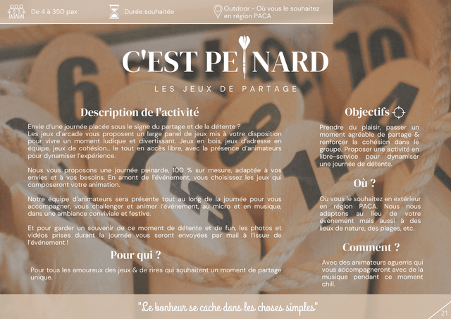 C'est Peinard - FLAYOSC (Var)