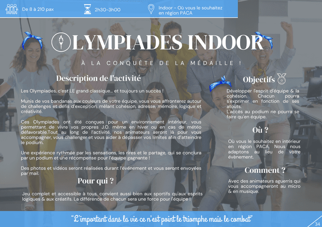 Olympiades indoor - FLAYOSC (Var)