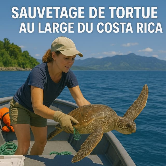 immersif autour d'un sauvetage de tortue au large du Costa Rica - chessy (77)