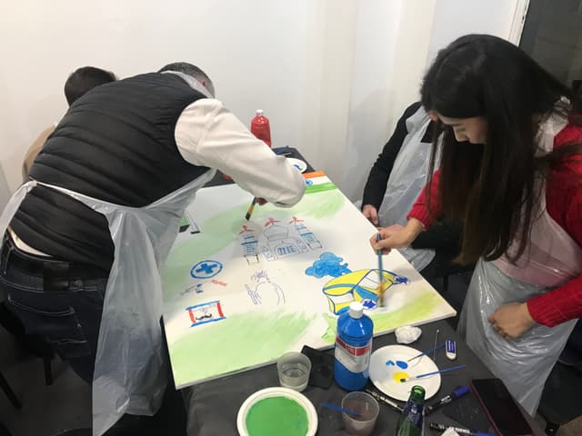 Drink&Paint 'Toiles collectives' - Paris (75)