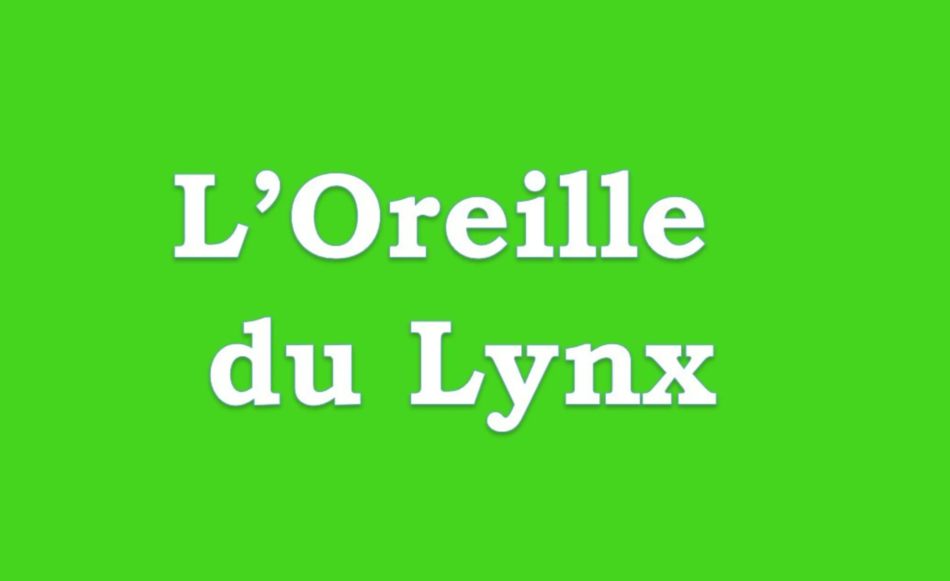 Oreille de Lynx - ST PIERRE D ENTREMONT (Isère)