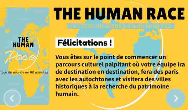 The Human Race : Le Tour du monde en 80 minutes - BOULOGNE-BILLANCOURT (Hauts-de-Seine)