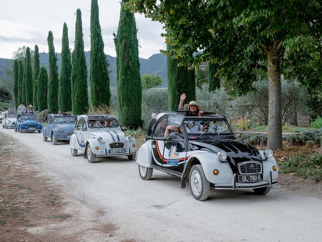 Rallye découverte en 2cv - LA BASTIDE-DES-JOURDANS (84)