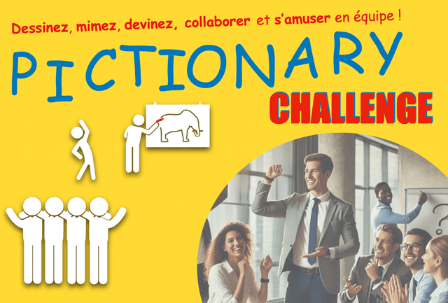 PICTIONARY - Dessinez ✏️, Mimez 🕺, Devinez ❓🤔💡 - PARIS (75)