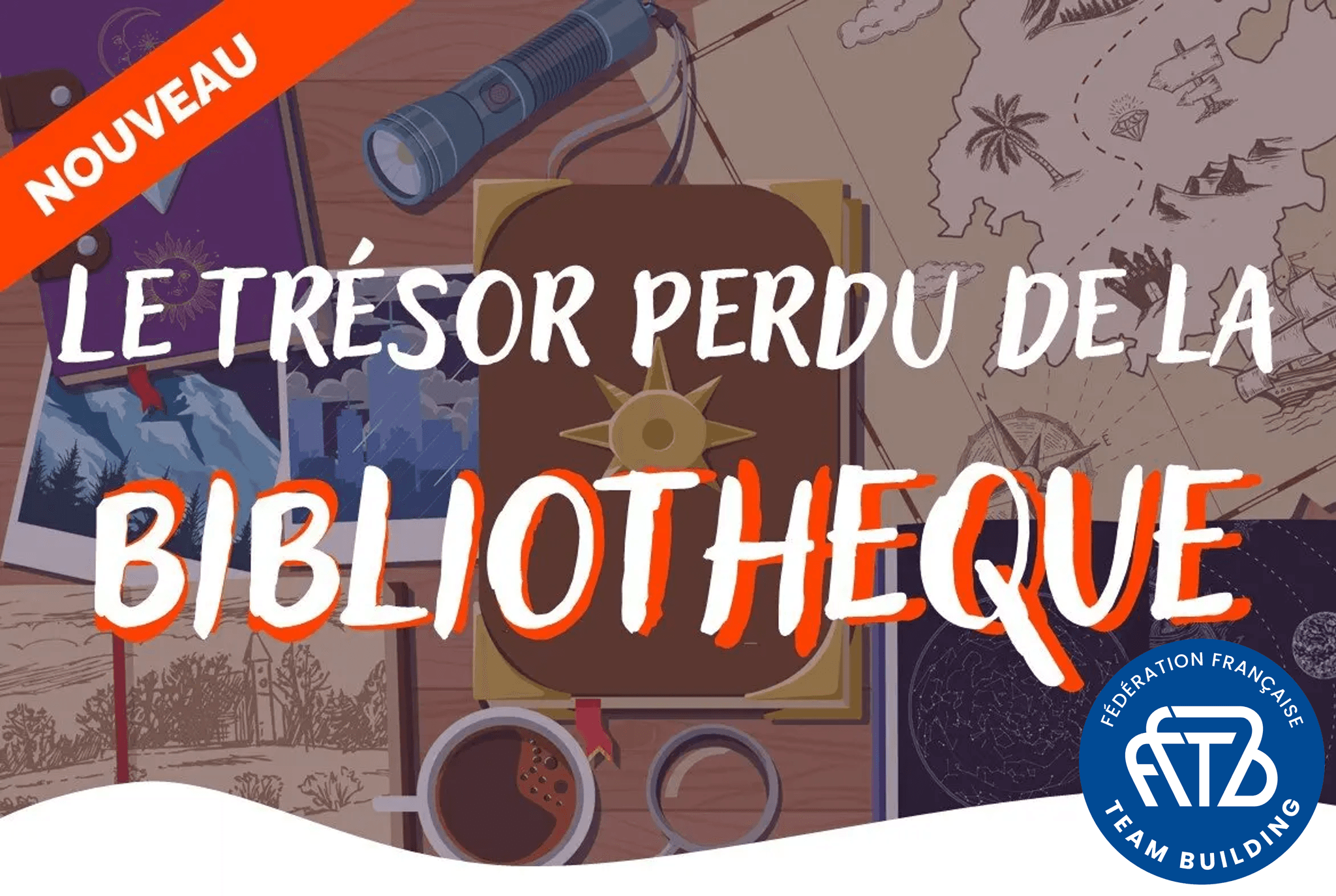 Escape Game : Parcours ludique - Le trésor de la bibliothèque - PARIS (75)