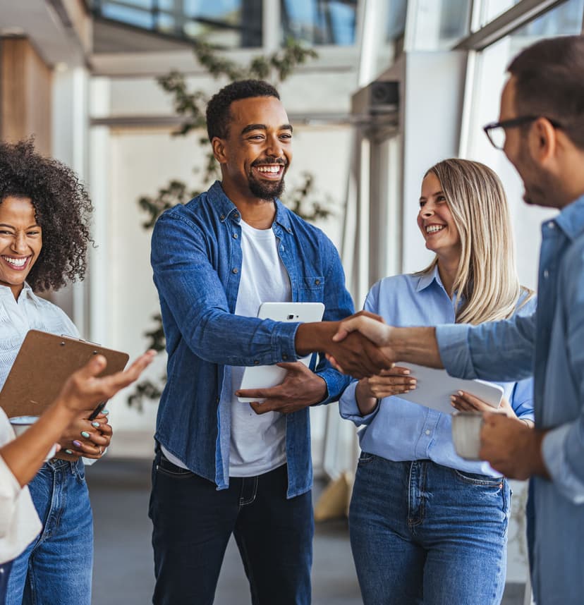 Participants à un événement corporate