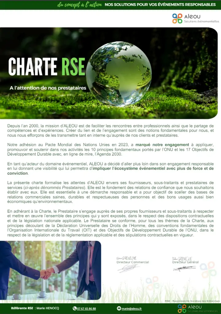 Charte RSE