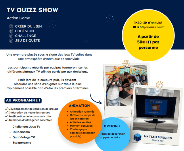 TV Quizz show - Soisy-sur-Seine (91)