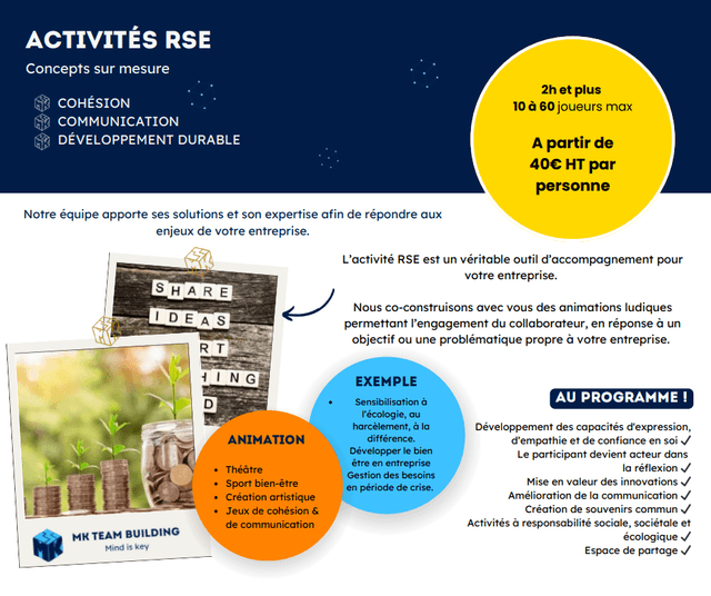 Activités RSE - Soisy-sur-Seine (91)