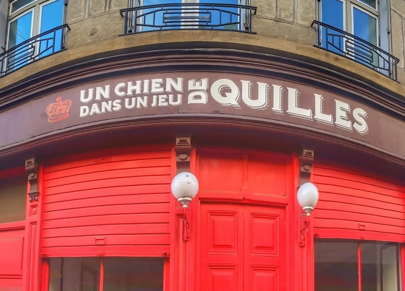 Un Chien dans un Jeu de Quilles - SAINT-ETIENNE (Loire)