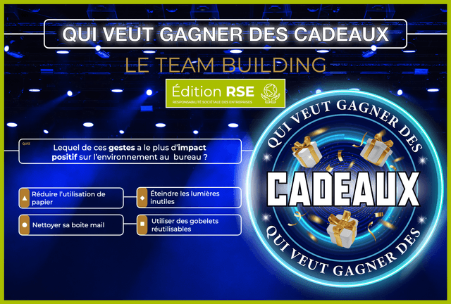 "QUI VEUT GAGNER DES CADEAUX 🎁 - Édition RSE 🌱" - PARIS (75)