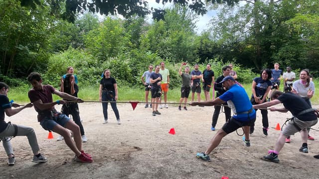 Journée de cohésion dans les arbres - Poissy (Yvelines)