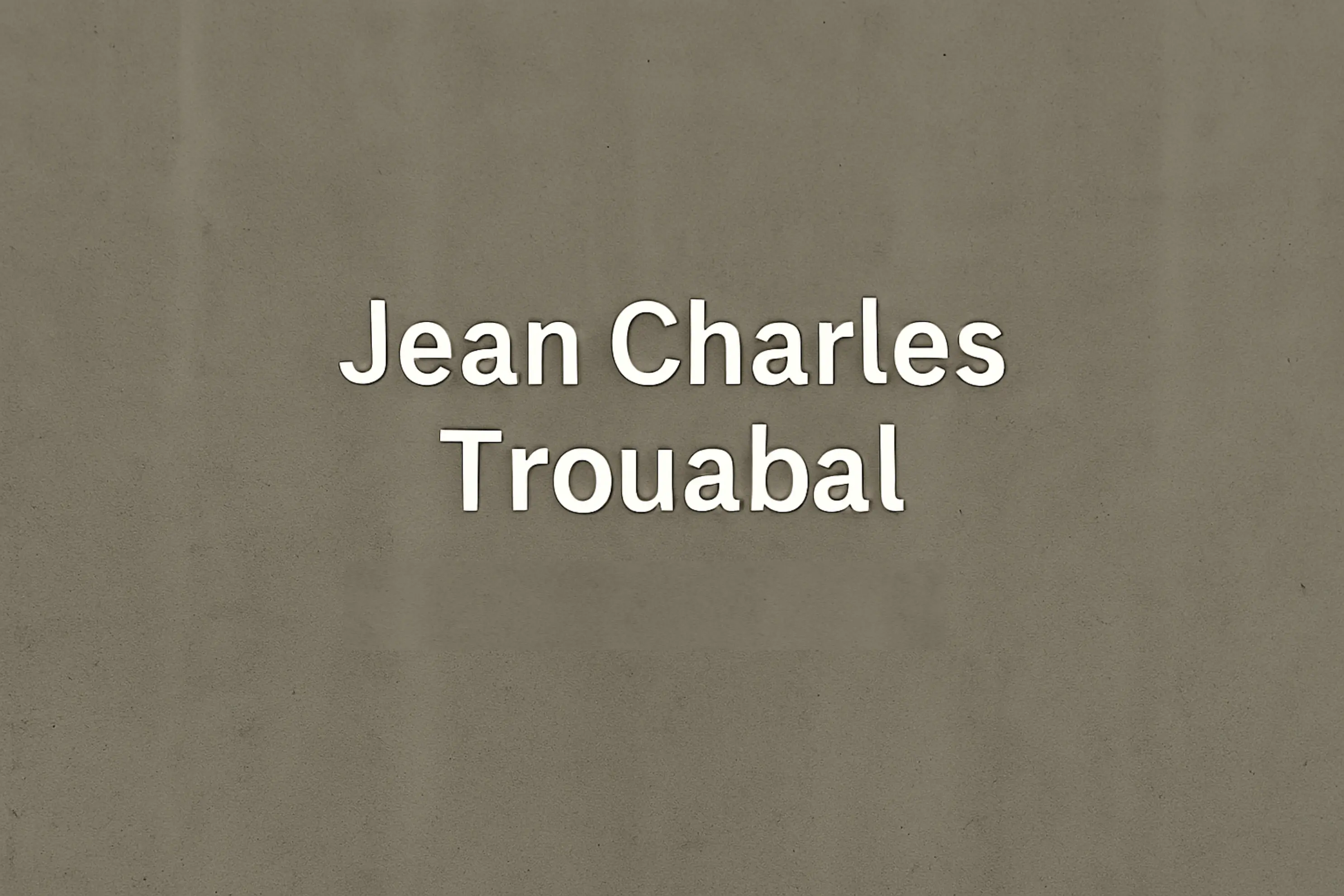 Jean Charles Trouabal - Conférencier et Coach en entreprise - Saint-Michel-sur-Orge (Essonne)