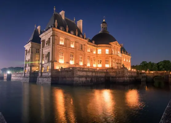 Château de Vaux-le-Vicomte - vue de nuit