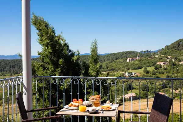 La Bastide de Sanilhac - Petit déjeuner terrasse panoramique