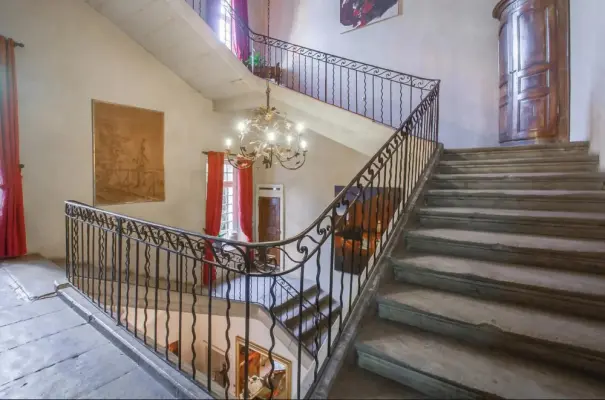 Château d'Arpaillargues - Escaliers