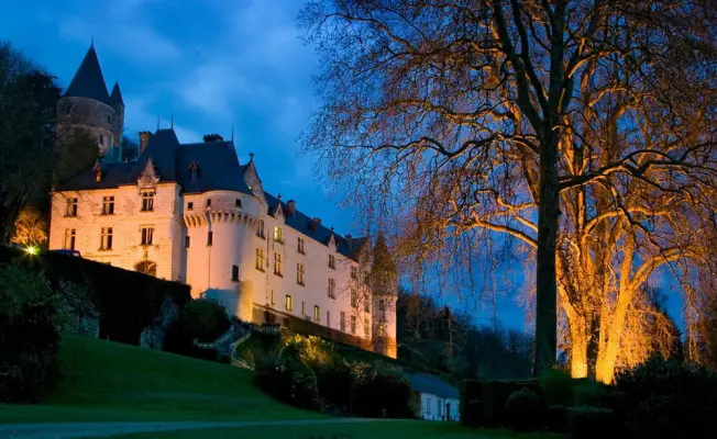 Chateau de Chissay - Vue de nuit