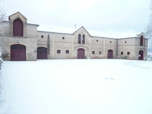 Château les Bouysses - en hiver