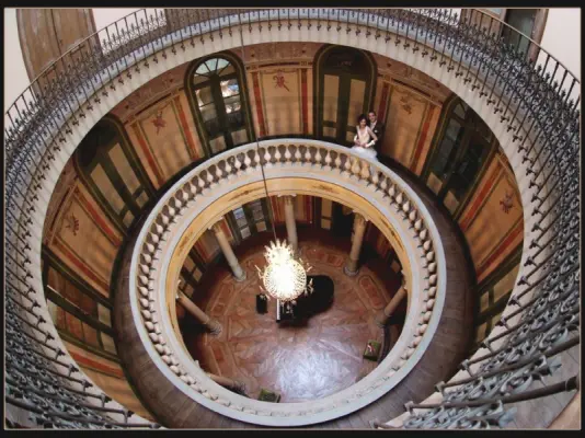 Château de Syam - escaliers