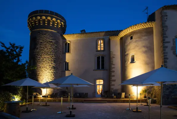 Château de Massilan - la nuit