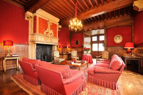 Château de Saint-Martory - Salon rouge