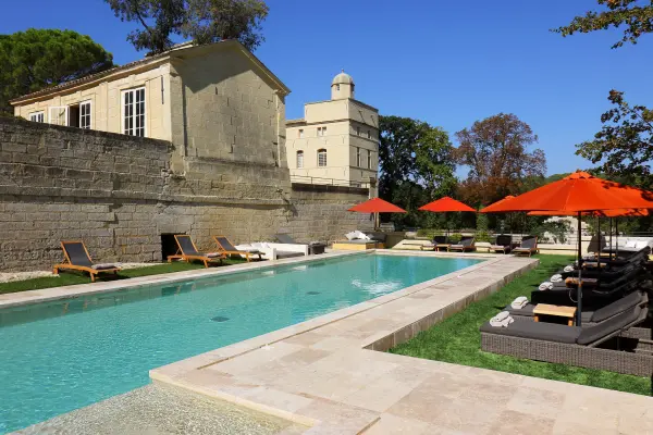Chateau de Pondres - Swimming pool