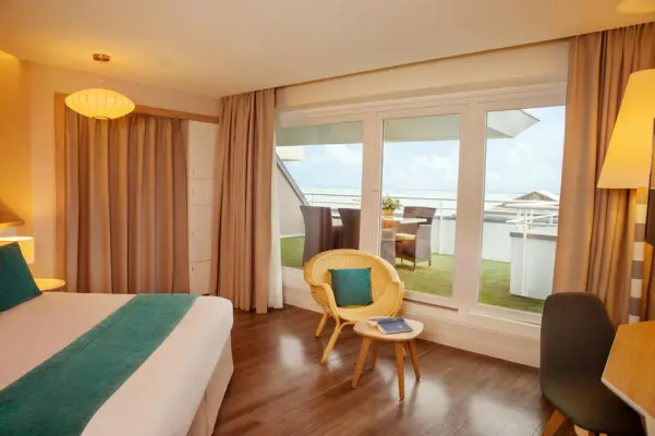 Hotel Le B d'Arcachon - Chambre avec vue sur mer