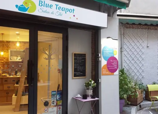 Blaue Teekanne in Toulouse