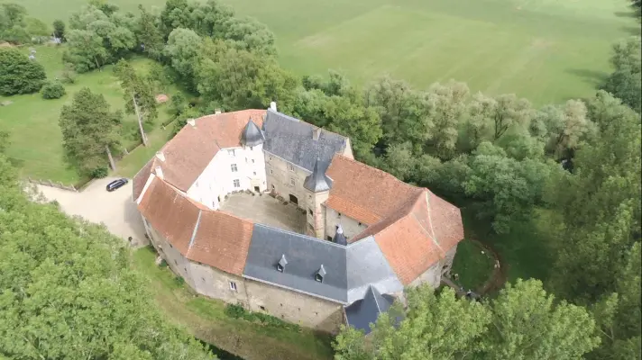 Château Saint Sixte - Vue du ciel