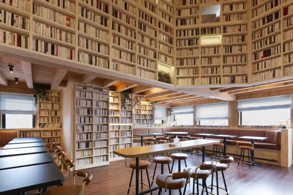 Ours Blanc Hotel and Spa - Library