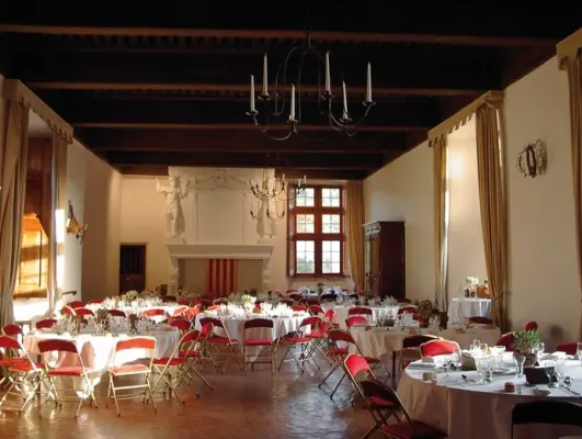 Château d'Allemagne en Provence - Salle de réception